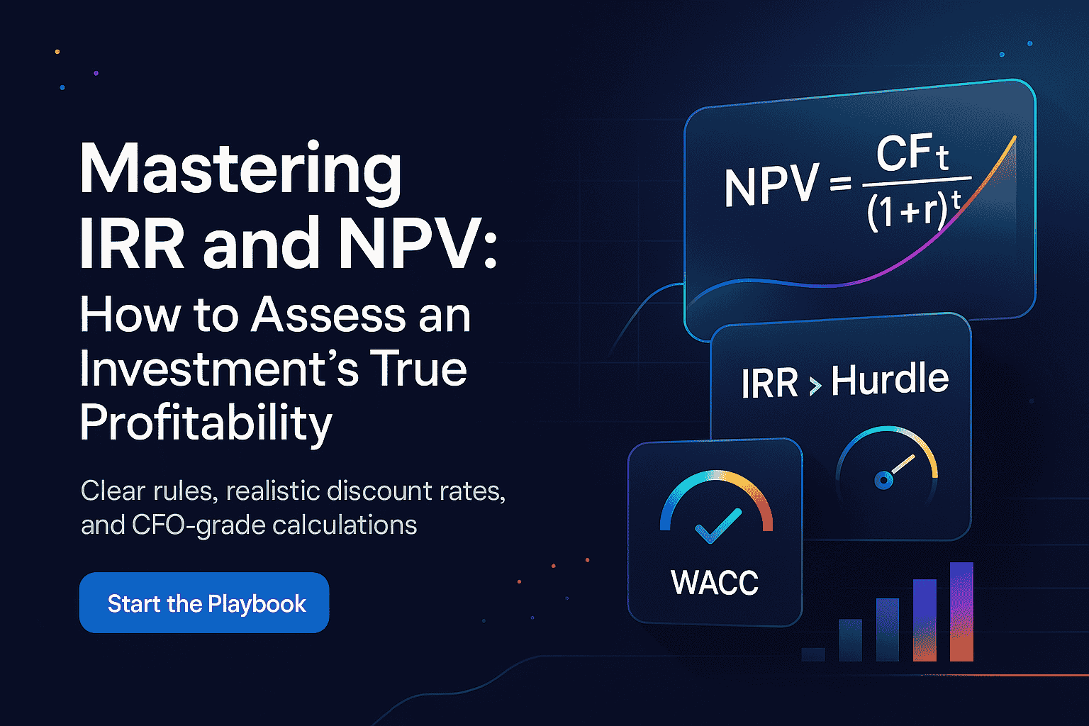 Mastering IRR and NPV: How to Assess an Investment's True Profitability